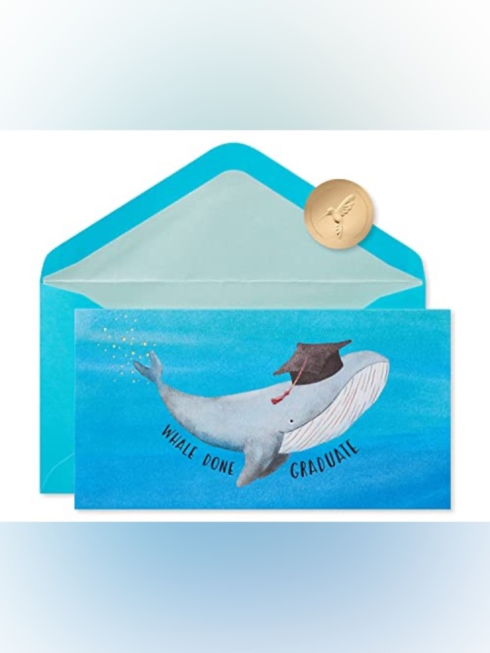 🆕Papyrus “Whale Done” Funny Graduation Greeting Card